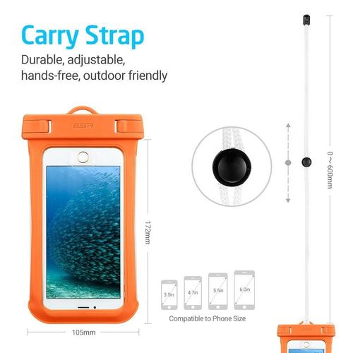 ESR UNIVERSAL WATERPROOF CASE ORANGE na Arena.pl