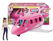 BARBIE DREAMHOUSE WYMARZONY SAMOLOT DLA LALEK + lalka Barbie