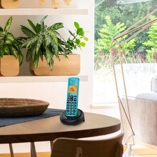 ALCATEL E260 - Telefon DECT bezprzewodowy - Kompaktowy design - Duży na Arena.pl