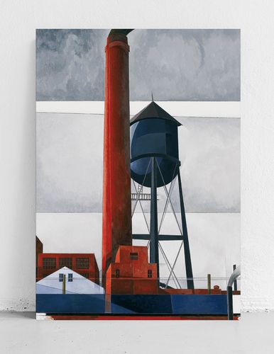 Plakat abstrakcja charles demuth fabryka 50x70 cm na Arena.pl