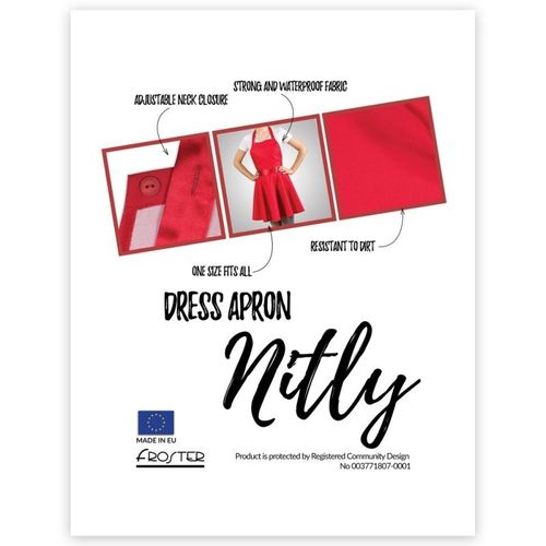 Nitly Red - Fartuszek Sukienka na Arena.pl