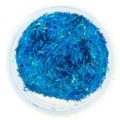 Ozdoba do paznokci nitki opalizujące holograficzne niebieskie