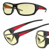 Okulary ochronne gogle przeciwodpryskowe robocze Premium Żółte Milwaukee