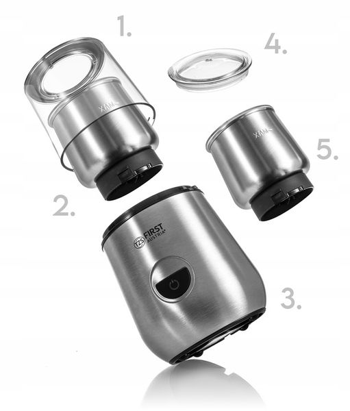 Młynek do kawy i spieniacz do mleka First Austria zdjęcie 4