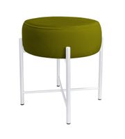 Taboret Pola noga metalowa biała BL75