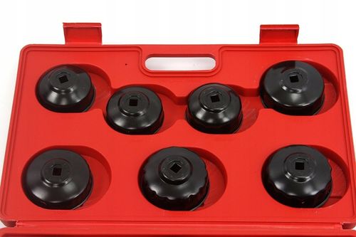 ZESTAW KLUCZY NASADEK W WALIZCE DO ODKRĘCANIA FILTRÓW OLEJU 15 ELEMENTÓW na Arena.pl