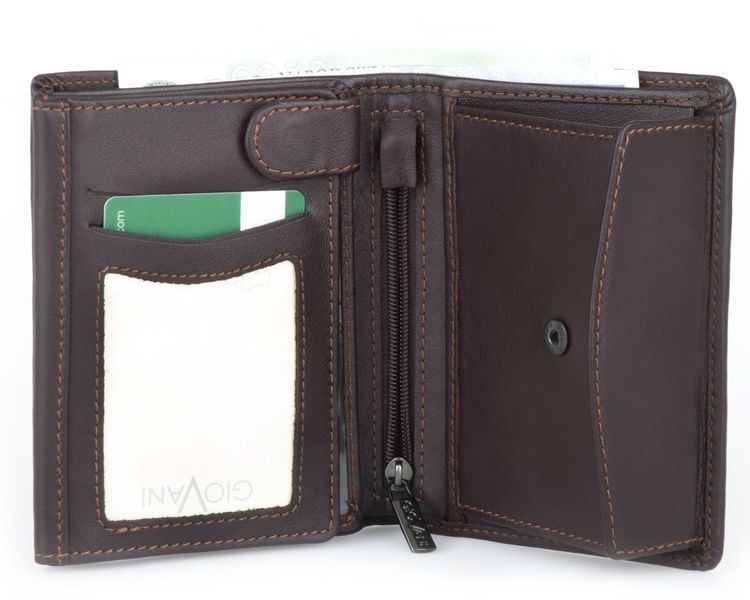 Portfel męski Davido - Giovani Brązowy zdjęcie 2