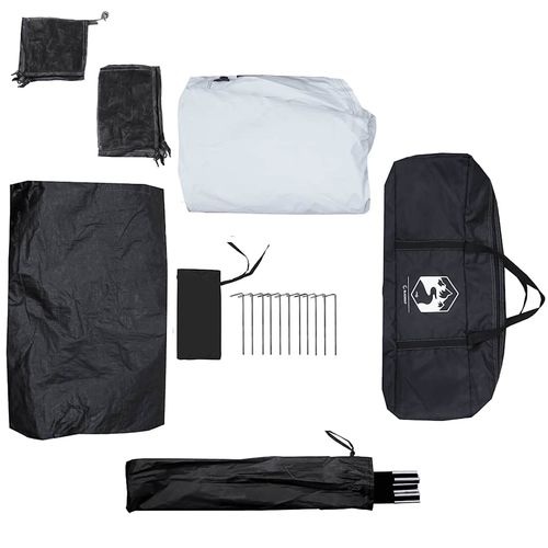 Namiot kempingowy Kabina 4-osobowy zaciemniający Wodoodporny na Arena.pl