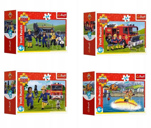 Puzzle 54 Mini Strażak Sam W Gotowości 54205 na Arena.pl