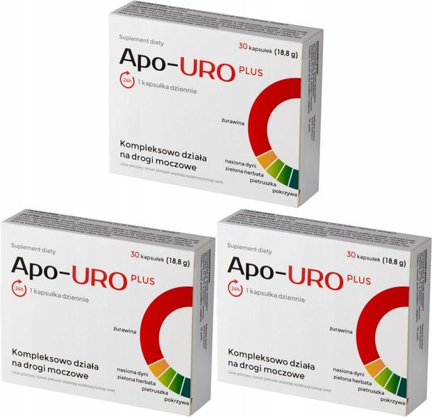 Apo-URO Plus Wsparcie Dróg Moczowych 30 Kapsułek zdjęcie 1