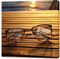 Obraz 100x100cm Lato w Odbiciu