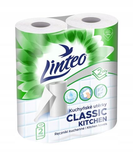 Ręcznik papierowy celuloza Linteo biały 12x2 szt na Arena.pl