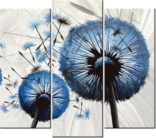 90 80CM OBRAZ T3 ELEM DMUCHAWCE NIEBIESKIM KOLORZE DRUK ŚCIENNY na Arena.pl