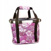TORBA KOSZYK do ROWERU rowerowy PIKNIK purpurowy