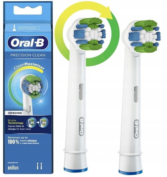 2x ORYGINALNA KOŃCÓWKA BRAUN ORAL-B PRECISION CLEAN MAXIMIZER zdjęcie 2