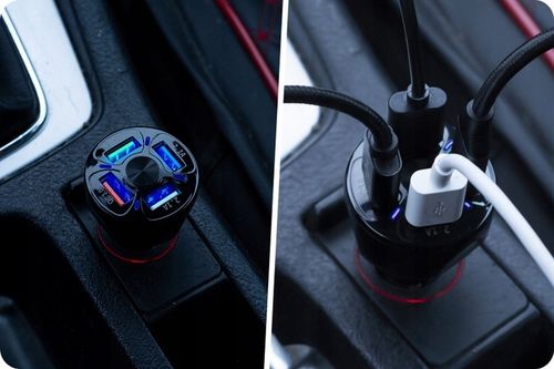 ZESTAW ŁADOWARKA 4xUSB 7A UCHWYT DO SZYBY DŁUGI ELASTYCZNY PODPÓRKA na Arena.pl