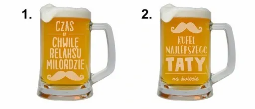 KUFEL DO PIWA PREZENT DLA TATY NA DZIEŃ OJCA Z GRAWEREM zdjęcie 8
