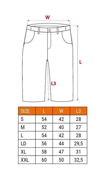 KRÓTKIE SPODENKI BASIC, ROZMIAR LD/54 - T N81-440-LD zdjęcie 2