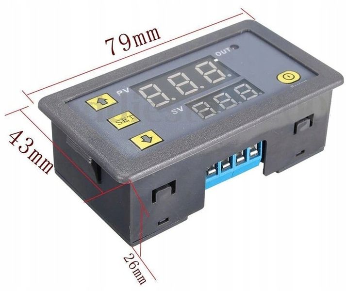 Przekaźnik czasowy timer 230V czasówka zdjęcie 4