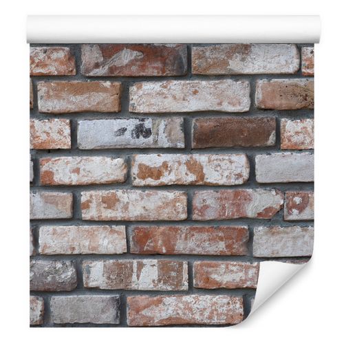 Tapeta W Rolce Brązowe Postarzane CEGŁY Mur 3D na Arena.pl