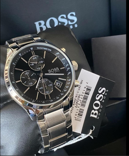 ZEGAREK MĘSKI HUGO BOSS 1513477 - GRAND PRIX (zh022c) + BOX na Arena.pl