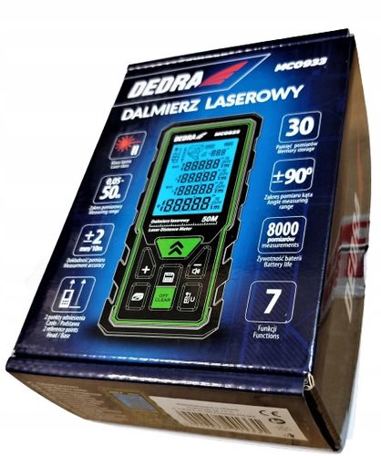 Dalmierz laserowy DEDRA MC0933 na Arena.pl