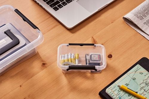 MOXOM - Pudełko Pojemnik Organizer Pokrywa - 60 L na Arena.pl