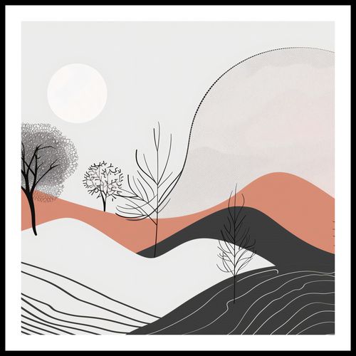 Plakat 90x90cm Półcień Widoku na Arena.pl