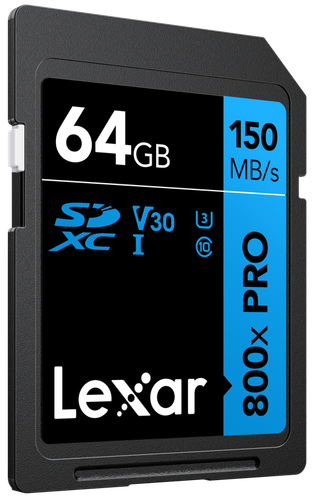 Lexar SDXC 800x Pro UHS-I cards, C10 (V30) U3, R150, 64GB na Arena.pl