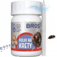 BROS Kulki na Krety 90g Odstraszacz Zapachowy Mocny 60-70 szt. Do 4 Tygodni