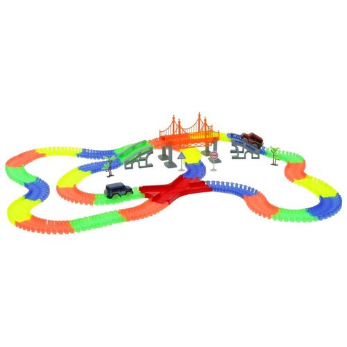 Tor Samochodowy Świecący 360el Glow Tracks 2 Autka na Arena.pl