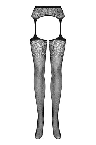 s207 garter stockings czarne xl/xxl obsessive na Arena.pl