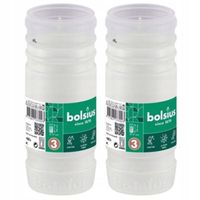 Bolsius RP3 Wkład parafinowy do zniczy 68 godzin palenia x 2 sztuk