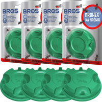 BROS Mrówex Pułapka Karmnik z Żelem na Mrówki Ogrodowe Zwalcza Gniazdo 4szt