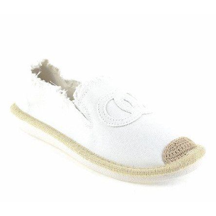 Białe espadryle wsuwane NB273P-3 r.38 na Arena.pl