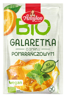 Galaretka Z Agarem O Smaku PomaraŃczowym Bezglutenowa BIO 40 g - Amylon