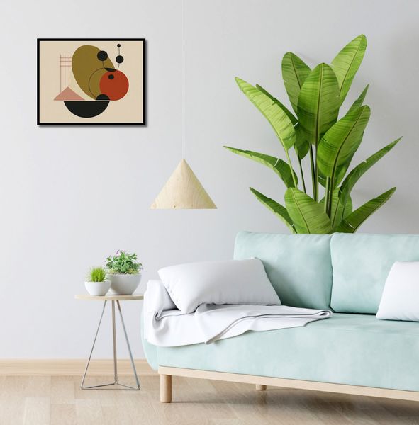 Plakat 50x40cm Geometryczny Balans zdjęcie 4