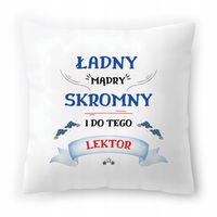 Poduszka Dla Lektora Na Urodziny Prezent Z Nadrukiem Ze Zdjęciem