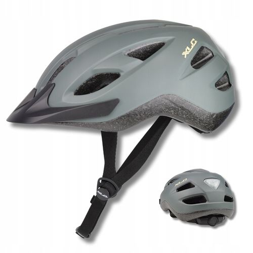 Kask rowerowy MTB / CITY / Cross 53-60cm + wbud. światło LED XLC BH-C32 241 na Arena.pl
