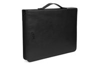 Beltimore Męska Czarna Aktówka Skórzana Biwuar Teczka Solidna S76