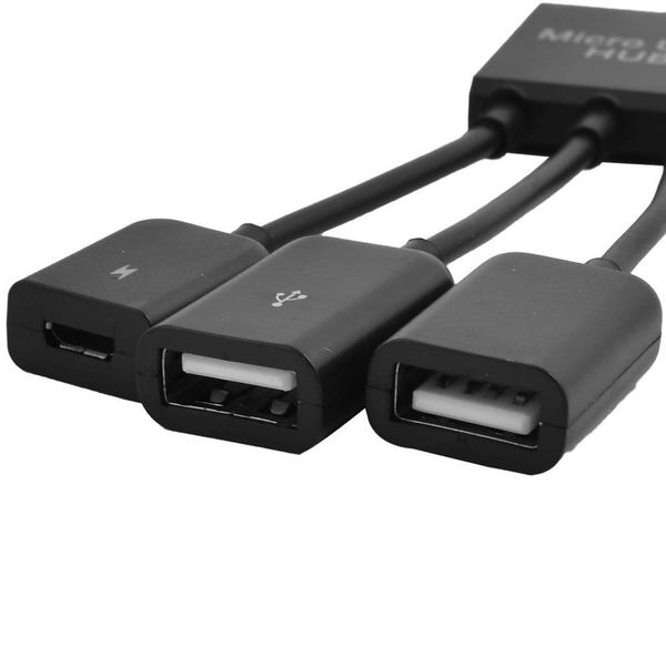 HUB 1x microUSB 2x USB tablet ANDROID OTG myszka zdjęcie 2