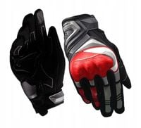 RĘKAWICE SPORTOWE MOTOCYKLOWE CUIRASSIER UX-100 DOTYK DOTYKOWE CZERWONE L