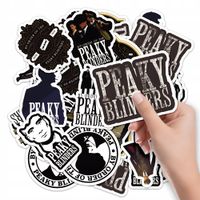 NAKLEJKI NA ZESZYT NALEPKA Z POSTACIAMI SERIAL PEAKY BLINDERS WZORY 10SZT