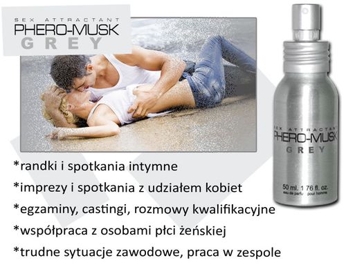 feromony phero musk grey 50 ml for men na Arena.pl