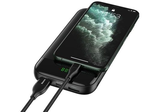 Kabel Baseus 2w1 USB/ USB-C Type C PD 18W QC do iPhone 2A 1m black na Arena.pl