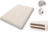 Materac 140x200 z kokosem - Pascall Futon Medium Duo Coco - Ecru