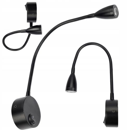 Kinkiet Ścienny Lampka LED z włącznikiem NOCNA NAD ŁÓŻKO SYPIALNIANA na Arena.pl