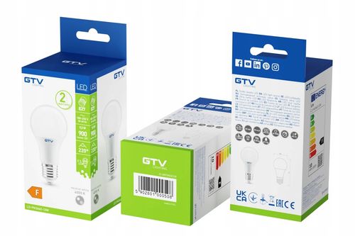 żarówka led e27 a60 e27 900lm 4000k 10w gtv na Arena.pl