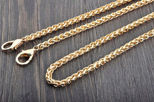 Pasek Złoty Do Torby Torebki Łańcuch Długi Metal na Arena.pl