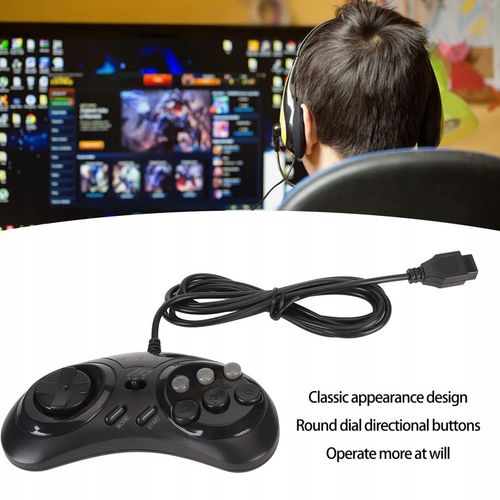 PAD GAMEPAD KONTROLER PRZEWODOWY SEGA 9 PIN na Arena.pl
